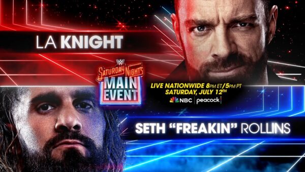 LA Knight vs. Seth Rollins confirmed for Saturday Night’s Main Event