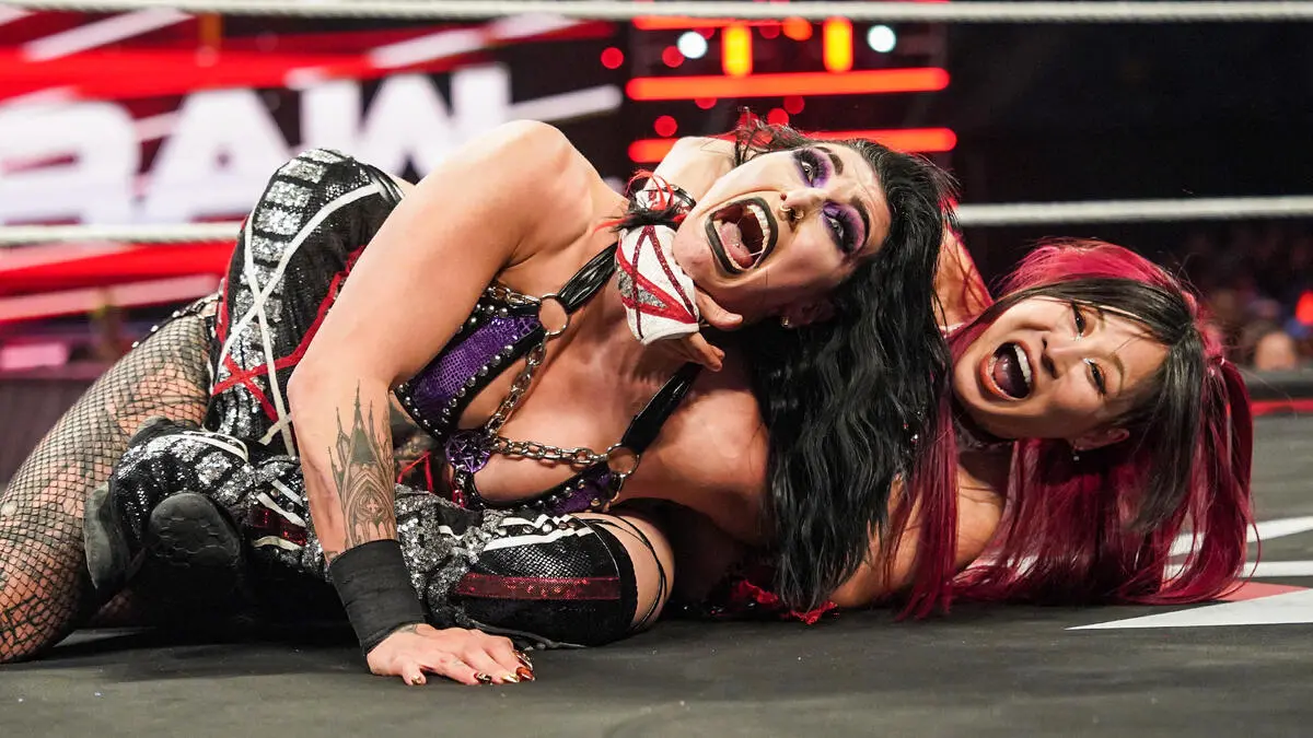 IYO SKY and Rhea Ripley Gear Up for a Crucial Title Clash at WWE Evolution